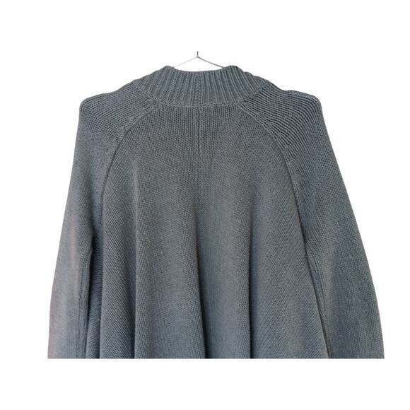 KF KaufmanFranco Collective Gray Knit Cardigan Sweater XS Oversized - Picture 13 of 16